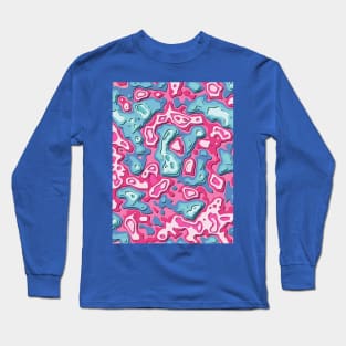 Abstract - Paper Cutout pattern Long Sleeve T-Shirt
